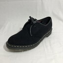 ☆☆☆☆☆超激レアアイテム デッドストック解放商品☆☆☆☆☆ドクターマーチン Dr.Martens GLOVERALL SHOE BLACK FABRIC SMOOTH UK9(28cm) Y14907001 メンズ ブラック ローカット 革靴