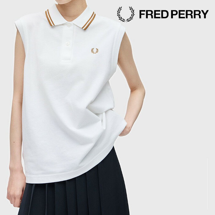 フレッドペリー レディース 服 ポロシャツ 【期間限定 ポイント10倍 】フレッドペリー FRED PERRY ポロシャツ レディース The Fred Perry Shirt G7200 WOMEN'S ノースリーブ おしゃれ 可愛い FREDPERRY サステナブル素材 送料無料 プレゼント ホワイト