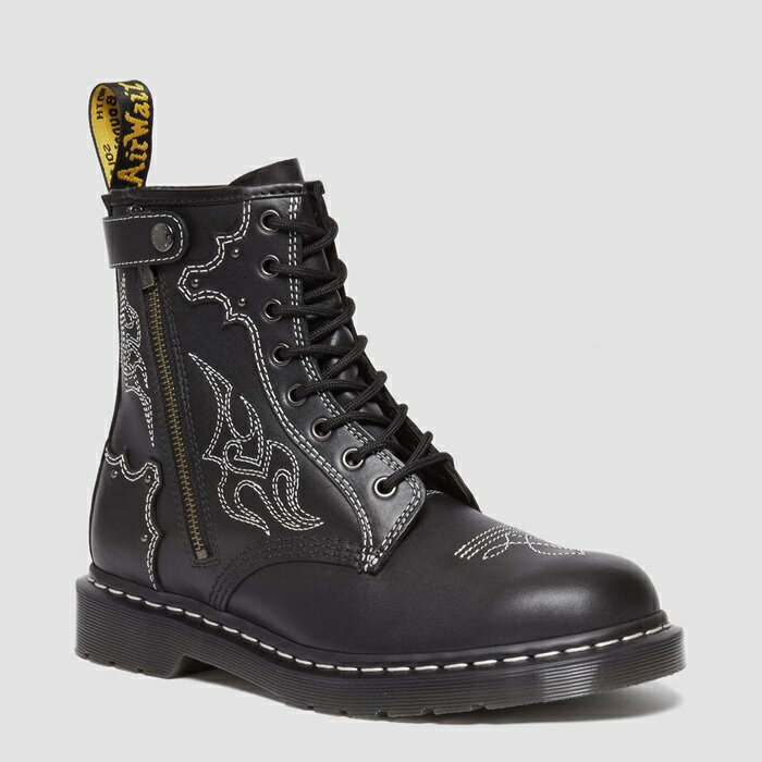 ドクターマーチン Dr.Martens メンズ レディース ユニセックス 1460 GOTHIC AMERICANA 8 HOLE BOOTS 31624001 BLACK ブラック カントリー ウエスタン 24SS 春夏 新作