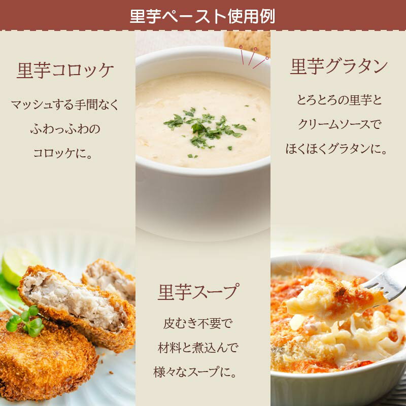 宮城県産 里芋 ペースト 冷凍ペースト 1kg (1キロ) 国産