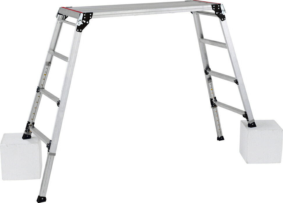 12/26 1:59までポイント2倍 【法人のみ】アルインコ ALINCO (/A) 伸縮脚付足場台 折りたたみ式 PXGE-10..