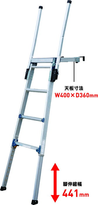 【2024/1以降予定】【法人のみ】アルインコ ALINCO (/A) トラック昇降ステップ 両側手掛かり棒 TRHF-T 昇降設備 [TRHF1036T]