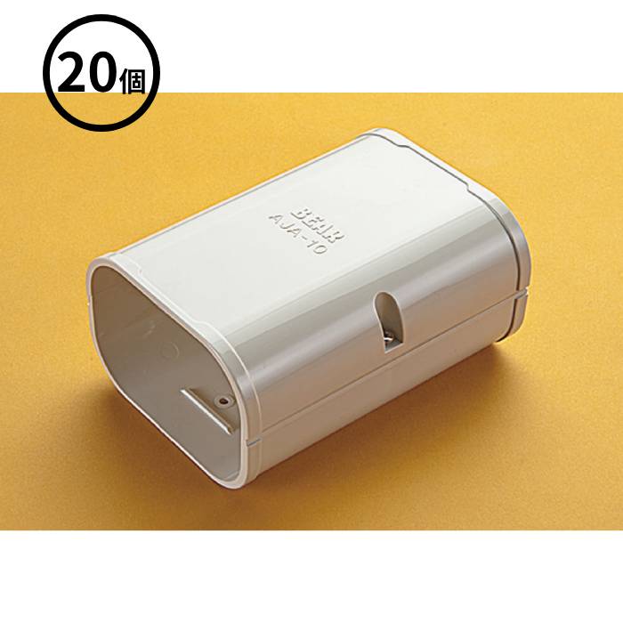 【法人のみ】バクマ工業 BEAR (/BG) 20個 エアコン 配管カバー 分岐ジョイント 壁面取り出し用 化粧カバー [AJA-10]