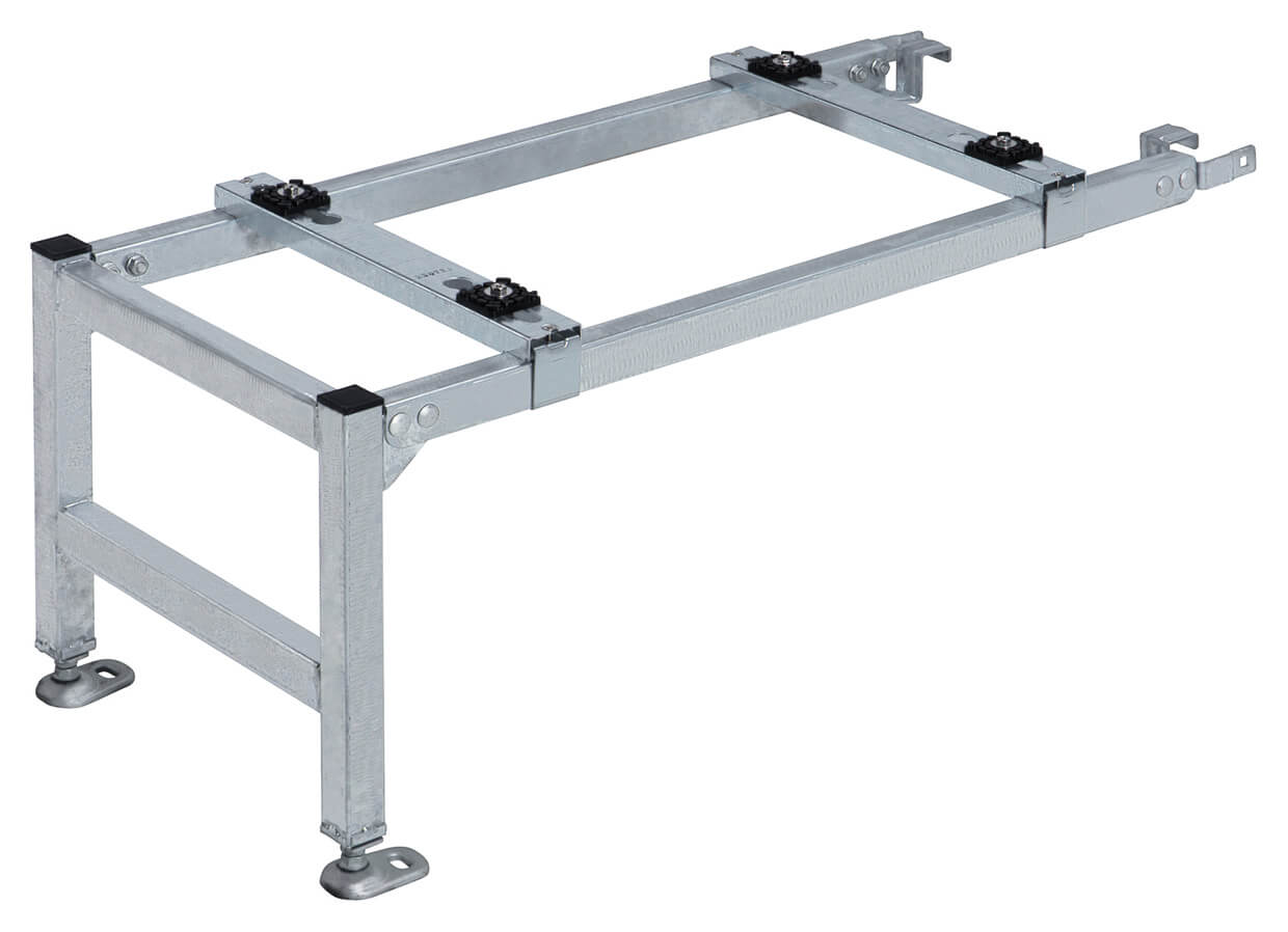 【法人のみ】バクマ工業 BEAR (/BG) エアコン架台 溶融亜鉛メッキ 連結架台 平地置用 H＝500 室外機 室外ユニット 架台 パッケージエアコン 業務用 エアコン [B-PH8-HJ]