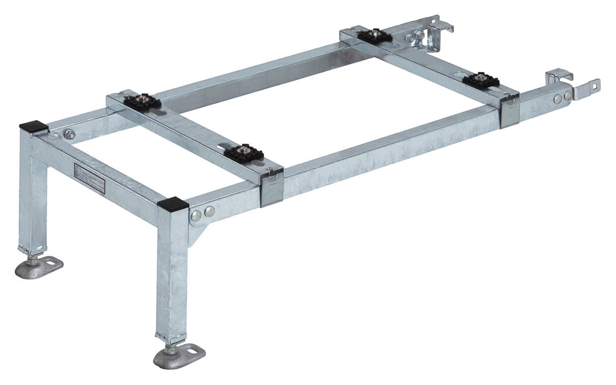 【法人のみ】バクマ工業 BEAR (/BG) エアコン架台 溶融亜鉛メッキ 連結架台 平地置用 H＝350 室外機 室外ユニット 架台 パッケージエアコン 業務用 エアコン [B-PH8-LJ]