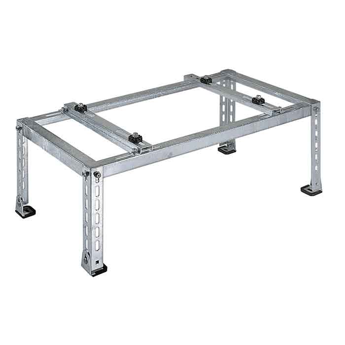 【法人のみ】バクマ工業 BEAR (/BG) エアコン架台 溶融亜鉛メッキ 平地 傾斜置用 室外ユニット エアコン 室外機 架台 ルームエアコン [B-HM-L3]