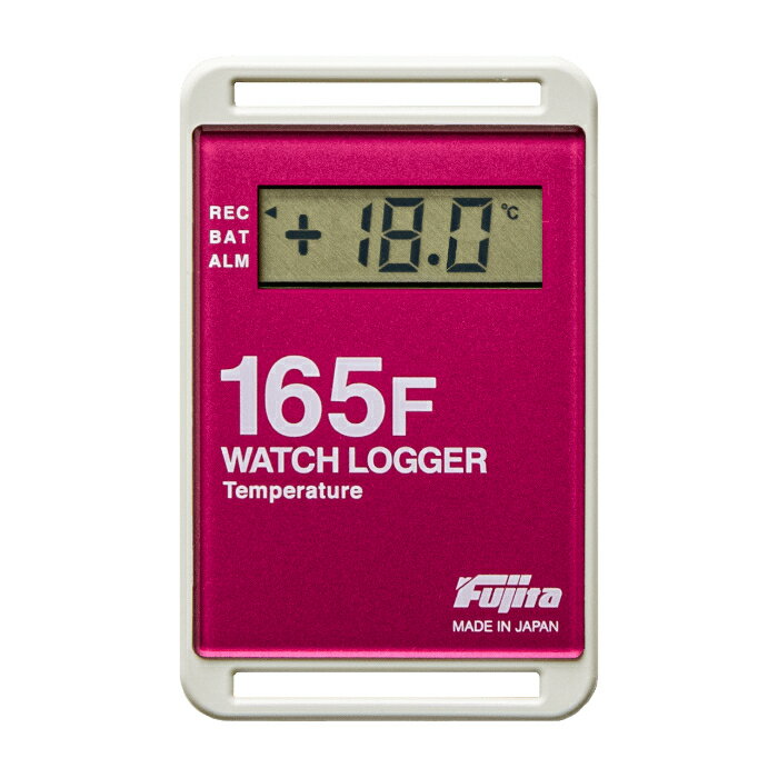 3/26 1:59までポイント2倍 藤田電機製作所 (/BJ) NFC通信 温度 データロガー 赤 温度ロガー 記録計 フジタ Fujita [KT-165F/R]