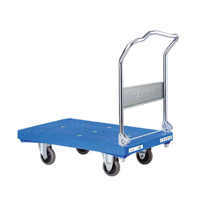 12/26 1:59までポイント2倍 【法人のみ】花岡車輌 (/AL) ダンディプラスチックエース プラスチック製 台車 耐荷重300kg 折りたたみ式 605×905 折り畳み Pシリーズ [UPA-LSC]