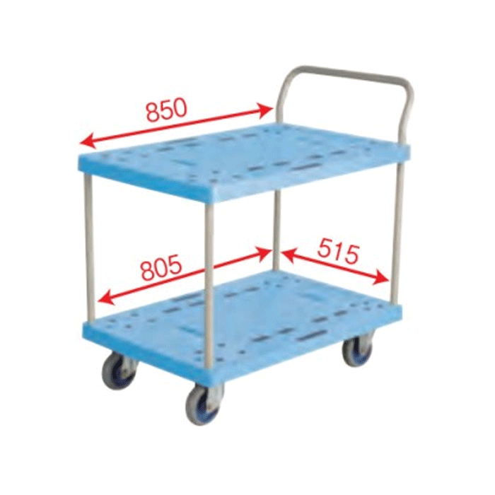 【法人のみ】金沢車輛(/AO) 大型樹脂台車(2段式) [NP-304]