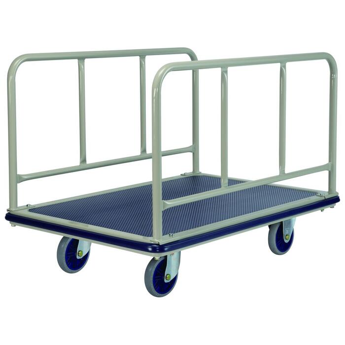 【法人のみ】金沢車輛(/AO) 特大型スチール台車(両サイドハンドル固定式) [NHT-510]