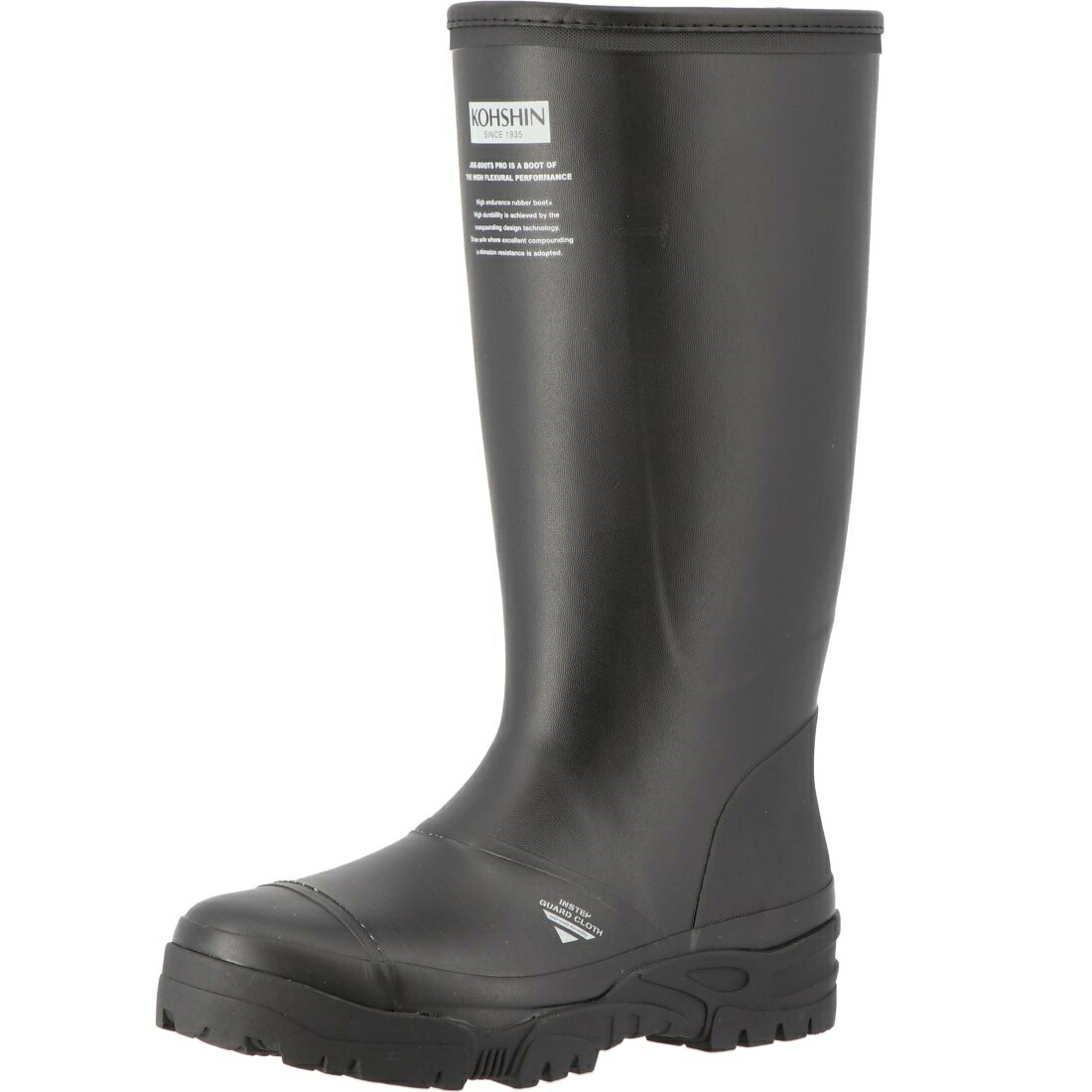 弘進ゴム (/BA) ジョーブーツプロ JB−07 ブラック 耐屈曲性能 超高耐久 プロモデル 黒 長靴 [B0254KG]