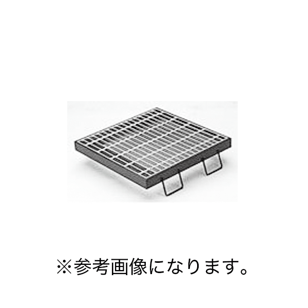 カネソウ(/C) スチール製グレーチング 枠付正方形型　プレーンタイプ 集水桝用 メインバー　I バー T-2仕様 HSC-9950-K