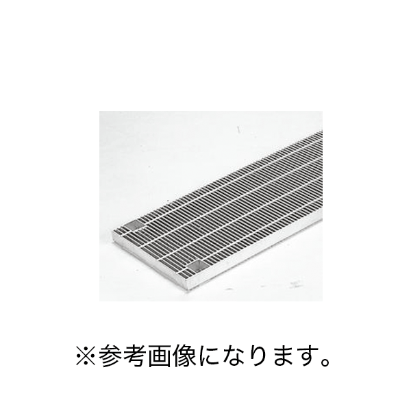 カネソウ(/C) スチール製グレーチング ボルト固定式 細目プレーンタイプ　横断溝用 メインバー　フラットバー エコノミータイプ T-14仕様 受枠無し QSBL-84538