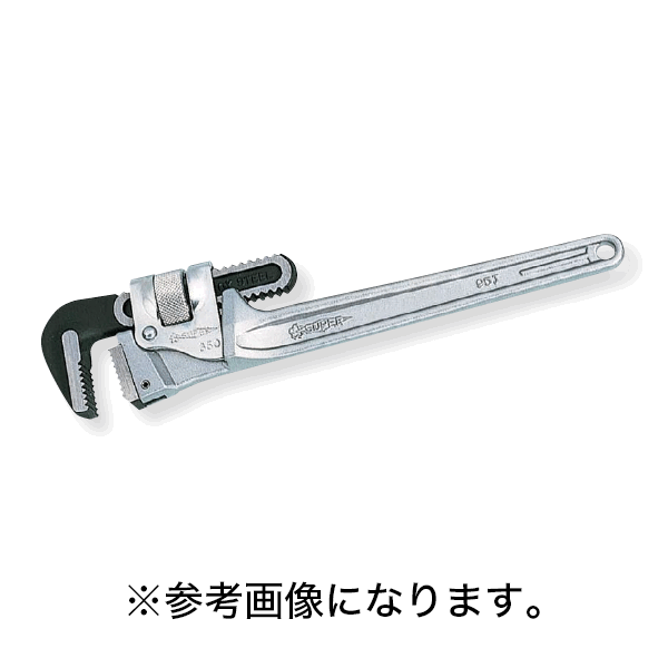 11/11 1:59までポイント2倍 【法人のみ】スーパーツール アルミ製パイプレンチ(トライモタイプ) [DTA300E] (/B)