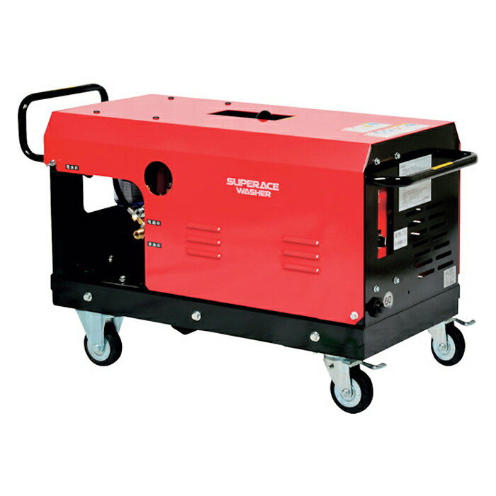 【メーカー直送品■納期都度確認】 ■機能・特徴 ＜コンパクト＞ ポンプモータが直結の為、伝導ロスがなくコンパクトボディー ＜自動運転機能＞ 自動運転機能を搭載 ■用途 ・土木建設機械の泥落としに。 ・管洗浄や解体時の粉塵の飛散防止に。 ・工場内の設備として。 ・畜舎の床等の洗浄に。 ■仕様 ・モーター式200V 外部吸水型タンクレスモデル ・吐出水量(L/min)：28 ・吐出圧力(MPa)：14 ・サイズ(mm)：525(幅)×1060(奥行)×643(高さ) ・吐出水量(L/min)(50Hz/60Hz)：28 ・吐出圧力(MPa)(50Hz/60Hz)：14 ・出力(kW/min-1)：7.5/1450 ・回転数(min（の−1乗）)：1450 ・電流(A)：30 ・電圧(V)：200 ・質量・質量単位：129kg ■注意事項 ・人や動物へ噴射しないでください ・アース線をアースし、硬く水平な場所に設置してください ・周りに引火物を置かず、常温の清水、気温60℃以下、湿度89％以下でご使用ください ・凍結時は氷を溶かしてご使用ください ■セット内容 ・タービンガンASY クイック ・タービンガン用ノズル1/8 #124 Oリング付 ・高圧ホースASY CL 3/8×20m クイック ・吸水ホースASY 3/4×3m ストレーナー無 ・ストレーナー 三層構造 3/4 φ100×85 100メッシュ ・余水ホースASY 1/2×3m テトロンφ12 ・キャブタイヤASY 4芯 5.5mm2-5m