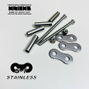 【メール便可】ニックス KNICKS 工具差しホルダー用パーツ部品 S-1 ステンレスSUS304ノーマル金具一式 連結金具セット だるま ピーナッツ プレート...