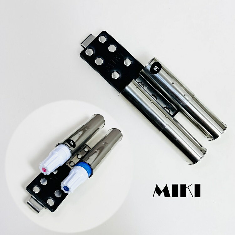 Rakuten - 【特注ホルダー】三貴MIKI 工具ホルダー工具差し SPH着脱タイプ SPHW23-B特注 マーカーホルダー 23mm用マーカー(三菱PX-30など中字用)×2