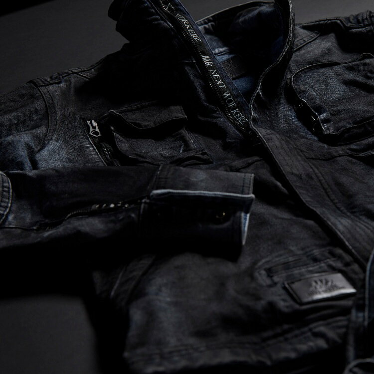 【超限定MONSTER】NEXT WORKERZ ネクストワーカーズ ワークウェア NWZ DENIM JACKET デニムジャケットNEXT MONSTER カイハラデニム NWZ 作業服 3