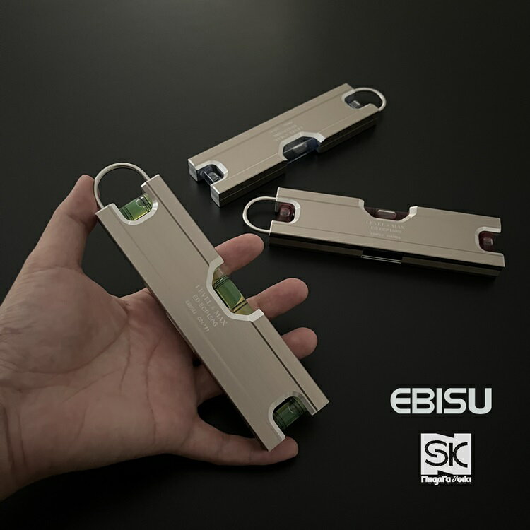 アルミ削り出し エビス EBISU SK新潟精機 水平器 電工レベルPRO 垂平 ED-ECP150