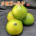 メロゴールド 1箱 23玉前後　約15Kg アメリカ　カリフォルニア産 送料無料（北海道・沖縄県は別途送料加算）