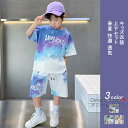 【送料無料】キッズ衣装 上下セット 2点セット 子供ヒップホップ 子供ウェア 上下セットアップ HIPHOP Dance 半袖 ゆったりtシャツ スポーツウェア ウエア パンツ 短パン ダンス 衣装 子供用 子供の日 学生 プレゼント 女の子 男の子 ジュニア 春夏 快適 透気