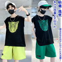 【送料無料】 キッズ衣装 上下セット 2点 子供ヒップホップ 子供ウェア 上下セットアップ HIPHOP Dance タンクトップ ゆったり tシャツ スポーツ...