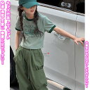 【送料無料】 キッズ衣装 上下セット 2点セット 子供ウェア 上下セットアップ 半袖 tシャツ ウエア トップス ズボン ワイド パンツ 衣装 女の子 ジュニア...