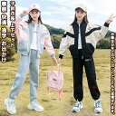 【送料無料】 キッズ衣装 上下 2点セット 子供 セットアップ トレーナー スウェット トップス パンツ 長袖 ロング丈 衣装 学生 女の子 ガール キッズ ジュニア 春秋 快適 柔らかい プレゼント 誕生日 ギフト ファッション カジュアル 通学 通園 散歩 お出かけ アウトドア