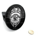 POLICE BADGE　ヒッチカバー　エクスペディション　エクスプローラー　F−150　フォードなどに☆[取付簡単][プレゼントに大人気][USA直輸入][LAで大人気][デイブレイク]