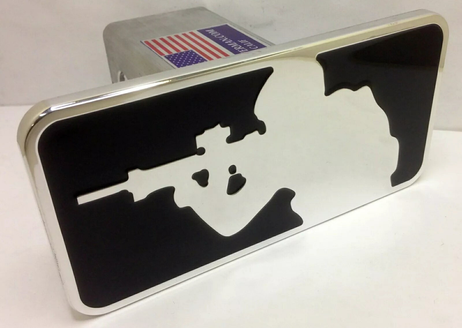 ヒッチカバー　sniper　military / スナイパー / 黒 / hitch cover / ピックアップ / トレーラー / 2イ..