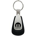 モパー キーホルダー ドロップ / ブラックレザー / 黒 / レザー / MOPAR / キーホルダー / キーチェーン / キーリング
