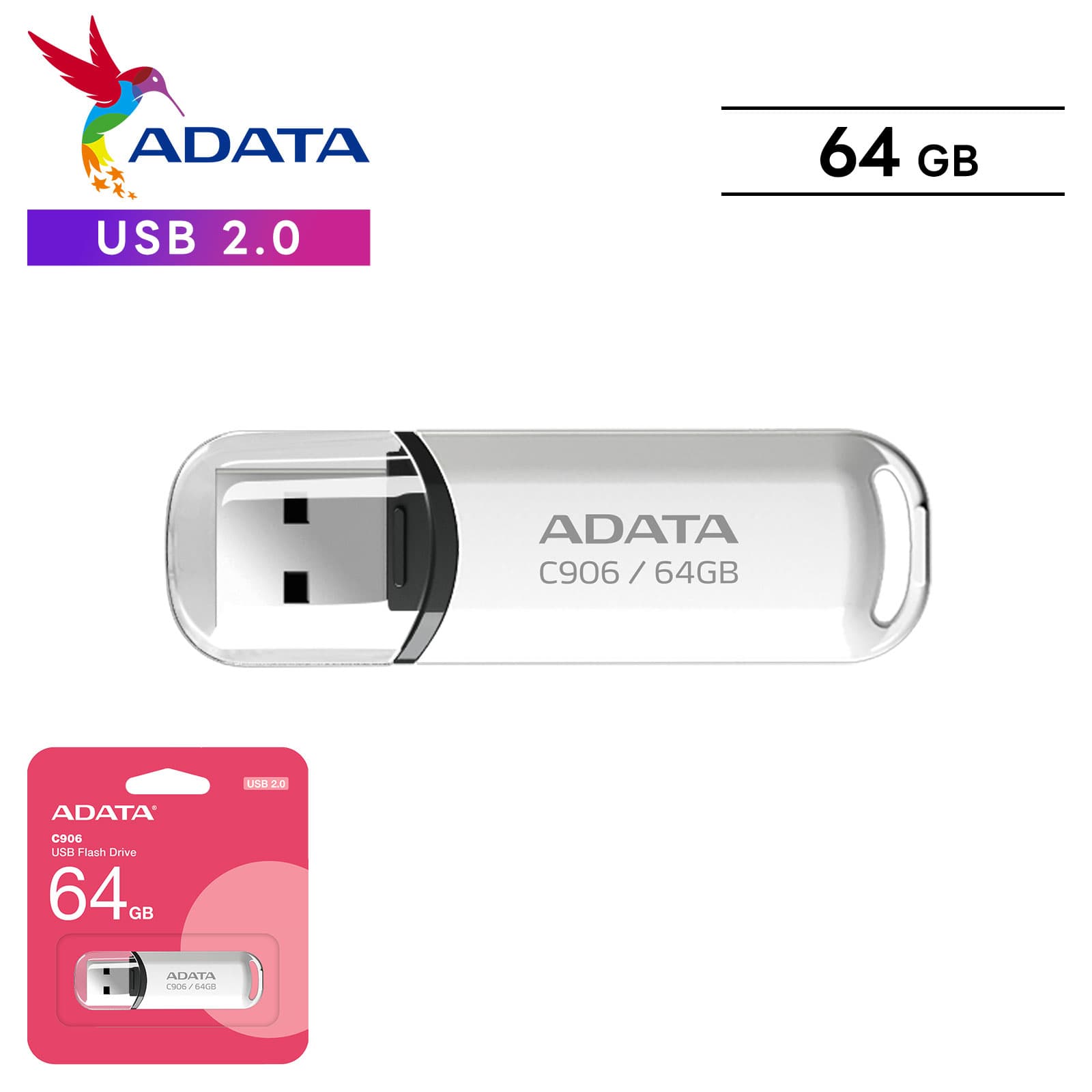 ǥѥå ŷԾŹ㤨ADATA ǡ USB եå 64GB  type-a USB2.0 C906    Windows Mac ѥ PC ץ ѥ  ǡ  Хåå  ե ȥå  դ  ǡܹ ® ֥ɡפβǤʤ1,099ߤˤʤޤ