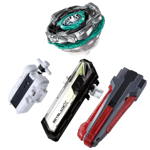 【ラッピング対応】4種セット タカラトミー BEYBLADE X ベイブレード X CX-10 ブースター ウルフハントF0-60DB ＋ BX-41 ラバーカスタムグリップ ガンメタVer. + BX-28 ストリングランチャーW.Ver. ＋ BX-09 ベイバトルパス