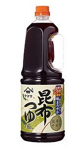 ヤマサ 昆布つゆ1.8L×1ケース（ 全6本 ）