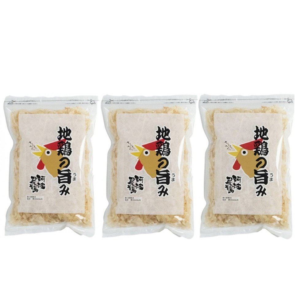 【3個セット】 丸本 地鶏の旨み 阿波尾鶏削り節 100g ×3　阿波鶏 鶏節 削り節 とりぶし だ ...