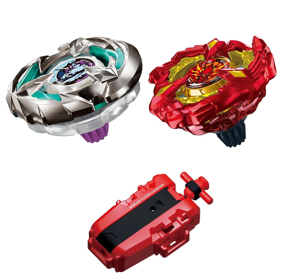 タカラトミー BEYBLADE X ベイブレード X BX-26 ブースター ユニコーンスティング 5-60GP + BX-23 スターター フェニックスウイング 9-60GF 金属