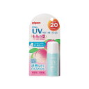 Pigeon ピジョン UVベビーロールオン ももの葉 SPF20 25g【0ヵ月から 無添加 ベビー日焼け止め】