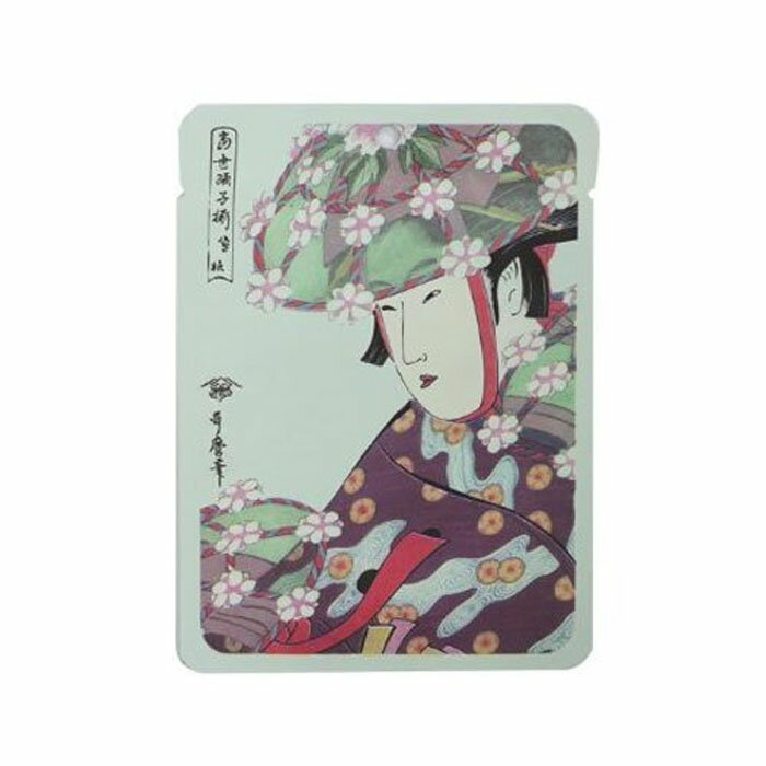 ミトモ 浮世絵シリーズ歌麿ライン エッセンスマスク アロエ＋桜(1枚入)