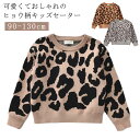 セーター 子供服 長袖 キッズ ニット かわいい プルオーバーセーター 男の子 おしゃれ ヒョウ柄 キッズ服 お洒落 女の子 ゆったり キッズ ベビー服 可愛い トップス プルオーバートップス 秋冬 春服 個性的 重ね着 ギフト