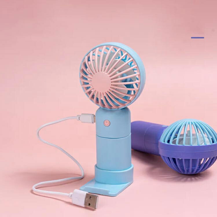 ハンディファン ミニ扇風機 USB扇風機 携帯 卓上 節電 バッテリー内蔵 省エネ 低騒音 小型 手持ち 持ち運び コンパクト 可愛い スマホスタンド機能 おしゃれ 夏物 デスク 熱中症対策 母の日 ギフト プレゼント 2
