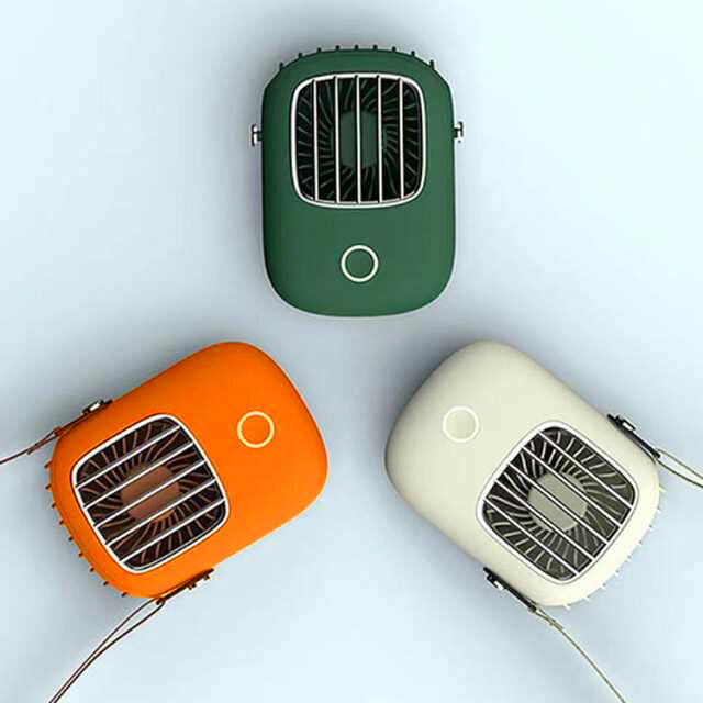 扇風機 首かけ 首掛け扇風機 羽なし ハンディファン ミニ扇風機 ハンズフリー USB...