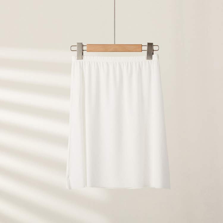 コーディネート ペチパンツ 薄手 レディース 下着 無地 45CM 汗対策 ショート丈 ストレッチ 冷感 インナー 重ね履き用 ボトム ペチパンツ オシャレ 女性下着 ペチコート 透け防止 浴衣 下着 肌着 ボトムス スカート シンプル レイヤード 送料無料 M L 2