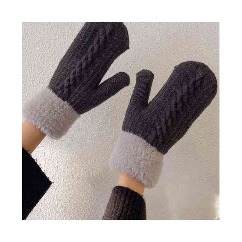 ファー 手袋 レディース 秋冬 ニット手袋 あったか 手袋 指なし ニットウエア 学生手袋 送料無料 かわいい 編む手袋 女性 グローブ アウトドア 防寒 暖かい おしゃれ ギフト プレゼント