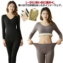 ヒートテック レギンス あったかインナー 裏起毛 インナー レディース 秋 冬 ロング 極暖 長袖 カットソー 大きいサイズ パンツ 下着 上下セット レディー...