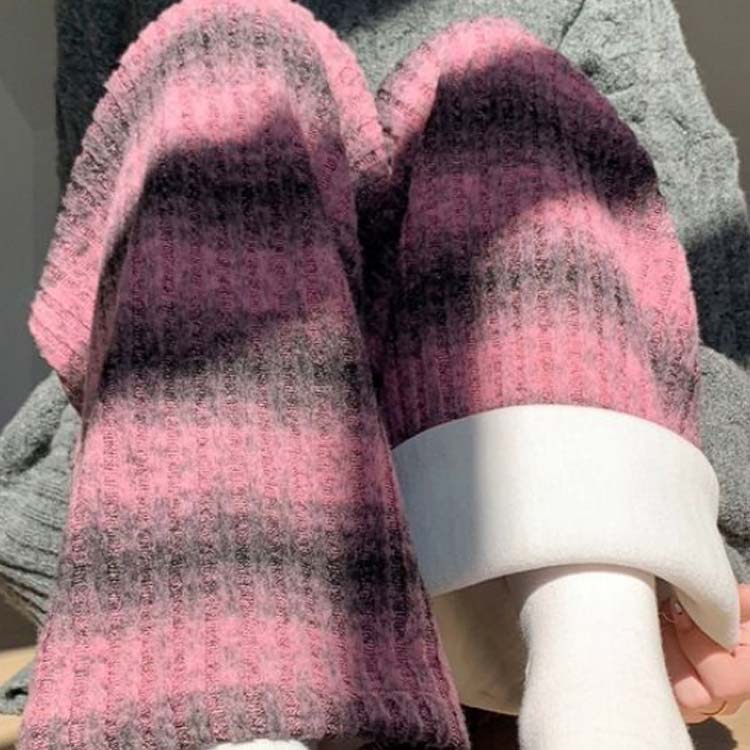 ワイドパンツ ストレートパンツ レディース 裏起毛 パンツ 裏起毛 裏ボア プリーツパンツ 冬 パンツ ハイウエスト あったかいズボン 秋冬 無地 ストレートパンツ ニットパンツ ロング ゆったり 送料無料 ふわふわ カジュアル ボア