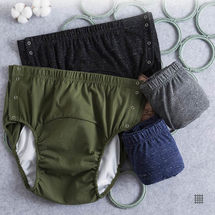 大人用 おむつカバー 防水 介護用品 3層防水構造 病院 介護 失禁パンツ 洗える 再利用可能 ウエストゴム 漏れ防止 清潔 使いやすい 失禁 妊婦 高齢者 在宅介護 繰り返し洗濯 速乾性 通気性 柔らかい 2