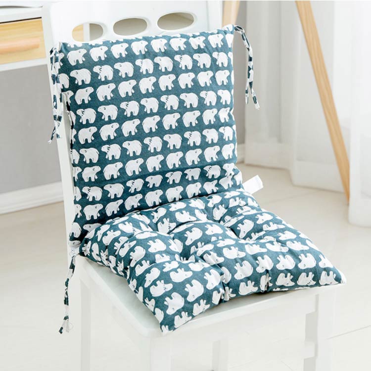 背もたれ 椅子 クッション 背もたれ付きクッション チェアクッション 1個入り 厚さ8cm 折りたたみ チェア クッション 長座布団 チェアマット ベンチ用クッション ベンチ用座布団 椅子座布団 背もたれ付き座布団 綿麻 背もたれ チェア 座面クッション 送料無料