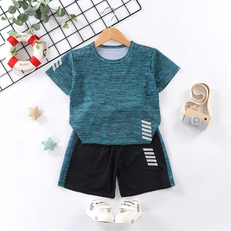 半袖 キッズ Tシャツ 体操服 上下セット ハーフパンツ セットアップ 男の子 トレー...
