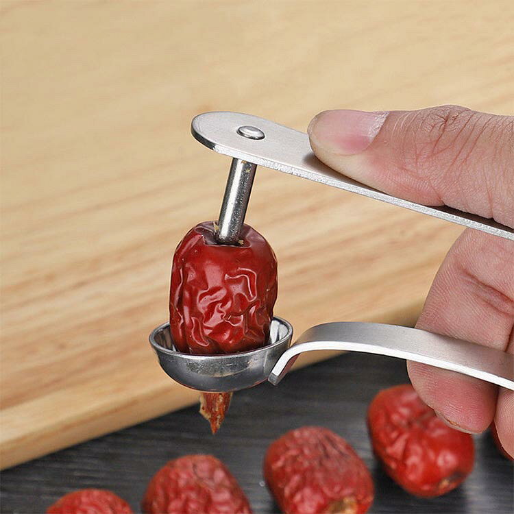 種取り器 さくらんぼ オリーブ チェリー なつめ タネ取り タネ抜き 道具 ステンレス 種取り用 道具 芯抜き器 握るだけで種がキレイに取れる お菓子作り 製菓用品 種とり 調理器具 送料無料 dayforme-10004216 DayForMe 楽天市場店 サンプル画像3