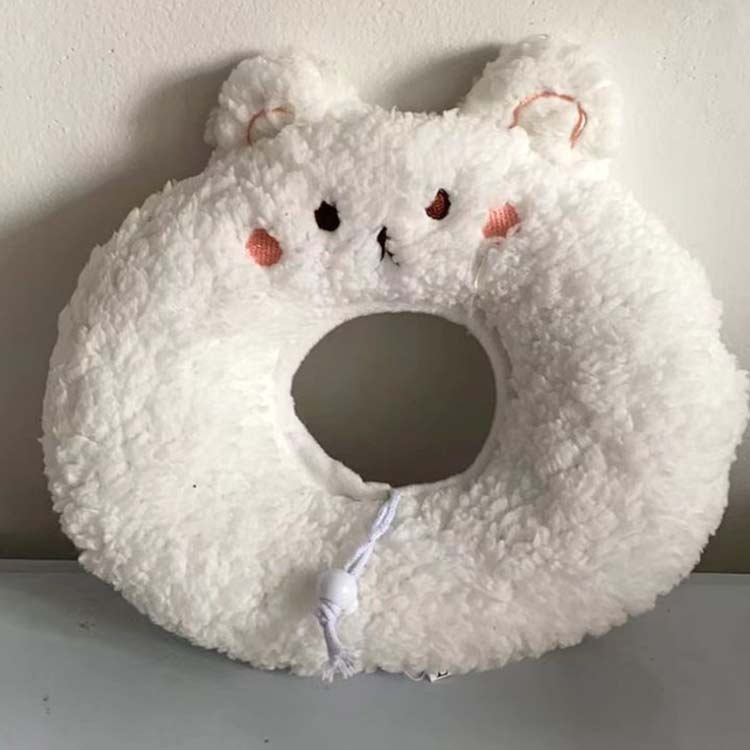 エリザベスカラー ギフト もこもこ 猫 もこもこ 術後 クッション性 かわいい 軽量 ...